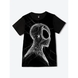 YK Marvel Boys Spider-Man Graphic Printed Round Neck Regular Fit T-shirt-picture-51
