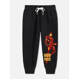 YK Marvel Kids Boys Pack Of 3 Pure Cotton Mid-Rise Track Pants-picture-29