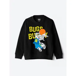 YK Warner Bros Boys Bugs Bunny Printed Cotton Sweatshirt-picture-33