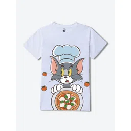 YK Warner Bros Boys Printed Applique T-shirt-picture-11