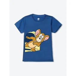 YK Warner Bros Boys Printed Applique T-shirt-picture-32