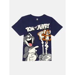 YK Warner Bros Boys Printed Applique T-shirt-picture-20