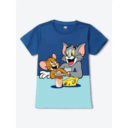 YK Warner Bros Boys Printed Applique T-shirt-picture-17