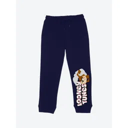 YK Warner Bros Boys Printed Mid-Rise Joggers-picture-26