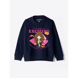 YK Warner Bros Girls Graphic Printed Sweatshirt-picture-35