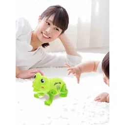 YK X Kids Mandi Jumping Frog Baby Toy With LED Light-picture-36