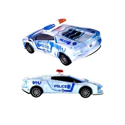 YK X Kids Mandi Kids Flashing Lights & Siren Sounds Police Car Toy-picture-11
