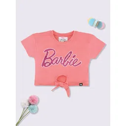 YK X Minute Mirth Barbie Printed Tie-Up Top-picture-12