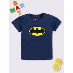 YK X Minute Mirth Boys Batman Printed Pure Cotton T-shirt-picture-32