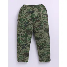 YK X Minute Mirth Boys Camouflage Superman Printed Joggers image 5