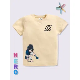 YK X Minute Mirth Boys Cotton Naruto Printed T-shirt-picture-46