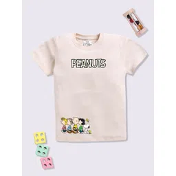 YK X Minute Mirth Boys Cotton Snoopy Printed T-shirt-picture-14