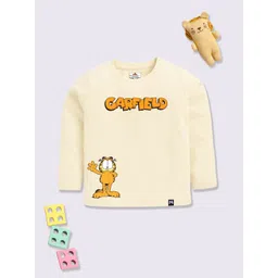 YK X Minute Mirth Boys Garfield Printed Cotton T-shirt-image-20