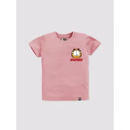 YK X Minute Mirth Boys Garfield Printed Pure Cotton T-shirt-image-23
