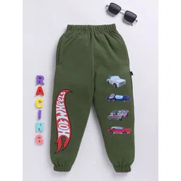 YK X Minute Mirth Boys Hot Wheels Printed Mid-Rise Joggers-picture-48