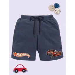 YK X Minute Mirth Boys Hot Wheels Printed Shorts-picture-21