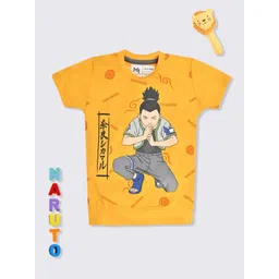 YK X Minute Mirth Boys Naruto Printed Pure Cotton T-shirt-picture-33