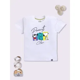 YK X Minute Mirth Boys Peanuts Printed Cotton T-shirt-picture-37