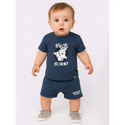 YK X Minute Mirth Boys Printed Pure Cotton T-shirt with Shorts-picture-38