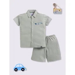 YK X Minute Mirth Boys Shirt with Shorts-picture-14