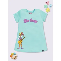 YK X Minute Mirth Girls Cartoon Printed Cotton A-Line Dress-picture-32