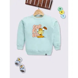 YK X Minute Mirth Girls Garfield Printed Fleece Sweatshirt-picture-35