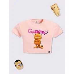 YK X Minute Mirth Girls Garfield Printed T-shirt-picture-42