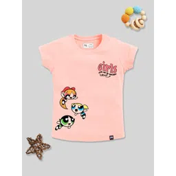 YK X Minute Mirth Girls Powerpuff Girls Printed Pure Cotton T-shirt-picture-13