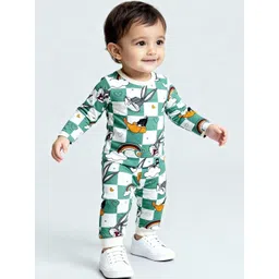 YK X Minute Mirth Girls Printed T-shirt with Pyjamas-picture-46