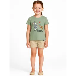 YK X Minute Mirth Girls Tom & Jerry Printed Cotton T-shirt-picture-52