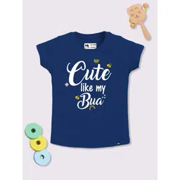YK X Minute Mirth Girls Typography Printed Cotton T-shirt-picture-30