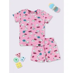 YK X Minute Mirth Infant Girls Peanuts Printed Top with Shorts-picture-25