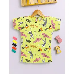 YK X Minute Mirth Infant Girls Pure Cotton Looney Tunes Printed Top-picture-29