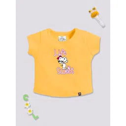 YK X Minute Mirth Infant Girls Snoopy Printed Pure Cotton Top-picture-26