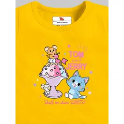 YK X Minute Mirth Infant Girls Tom & Jerry Printed T-shirt image 4