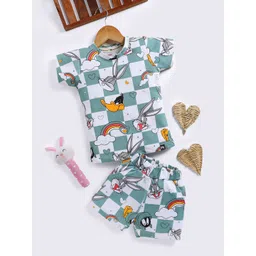 YK X Minute Mirth Infants Girls Looney Tunes Printed Top with Shorts-picture-35