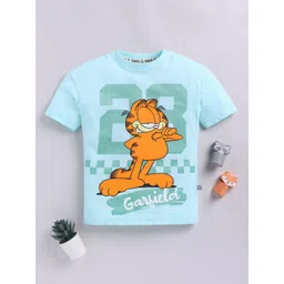 YK X Tinyo Boys Garfield Printed Cotton T-Shirt-picture-55