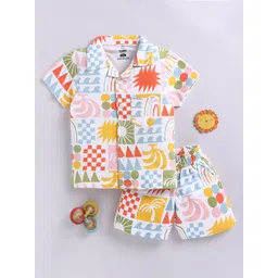 YK X Tinyo Boys Printed Shirt with Shorts-picture-57