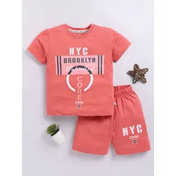 YK X Tinyo Boys Printed T-shirt & Shorts-picture-48