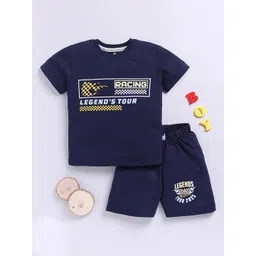 YK X Tinyo Boys Printed T-shirt with Shorts-picture-17