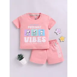 YK X Tinyo Boys Snoopy Printed T-shirt with Shorts-picture-51