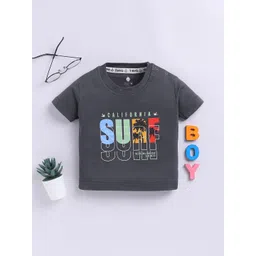 YK X Tinyo Boys Typography Printed T-shirt-picture-52