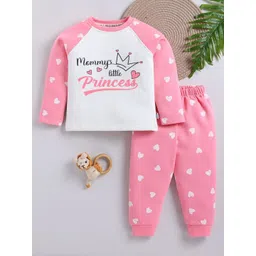 YK X Tinyo Girls Printed T-shirt with Pyjamas-picture-32