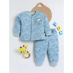 YK X Tinyo Girls Printed T-shirt with Pyjamas-picture-34