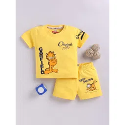YK X Tinyo Infant Boys Garfield Printed T-shirt with Shorts-picture-34