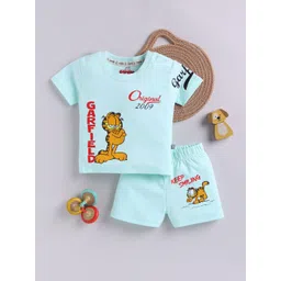YK X Tinyo Infant Boys Garfield Printed T-shirt with Shorts-picture-35