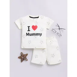 YK X Tinyo Infant Boys Pure Cotton Printed T-shirt with Shorts-picture-19