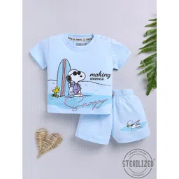 YK X Tinyo Infant Boys Snoopy Printed T-shirt with Shorts-picture-23
