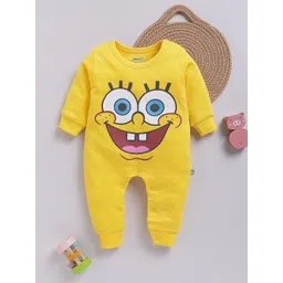 YK X Tinyo Infant Boys Sponge Bob Printed Cotton Rompers-picture-15