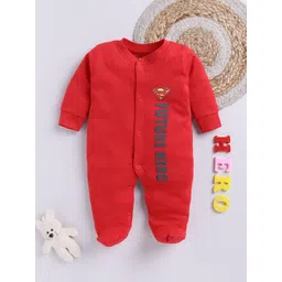 YK X Tinyo Infant Boys Superman Printed Cotton Sleepsuit-picture-12